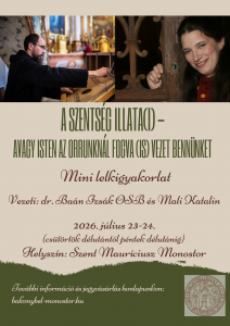 A szentség illata(i) - Lelki program díja (pénteki alkalmak)