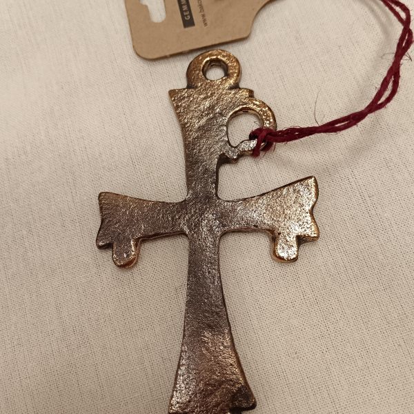 B87 Ókeresztény kereszt monogram (Bz)