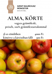 Alma, körte gyümölcslé 100% - 5 liters tömlőben